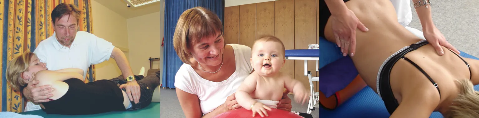 Bilder von Therapie mit Therapeut und Patient